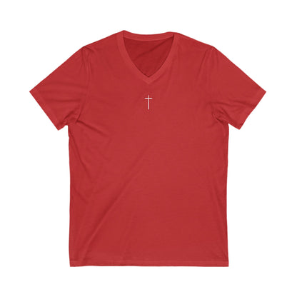 Simple Cross | V-Neck T-Shirt