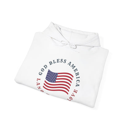 God Bless America (Round) | Hoodie