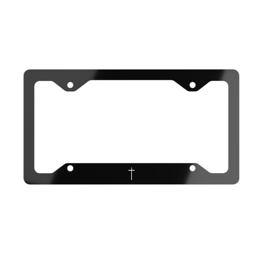 Simple Cross| Metal License Plate Frame