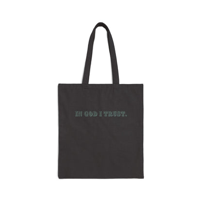 In God I Trust | Cotton Canvas Tote