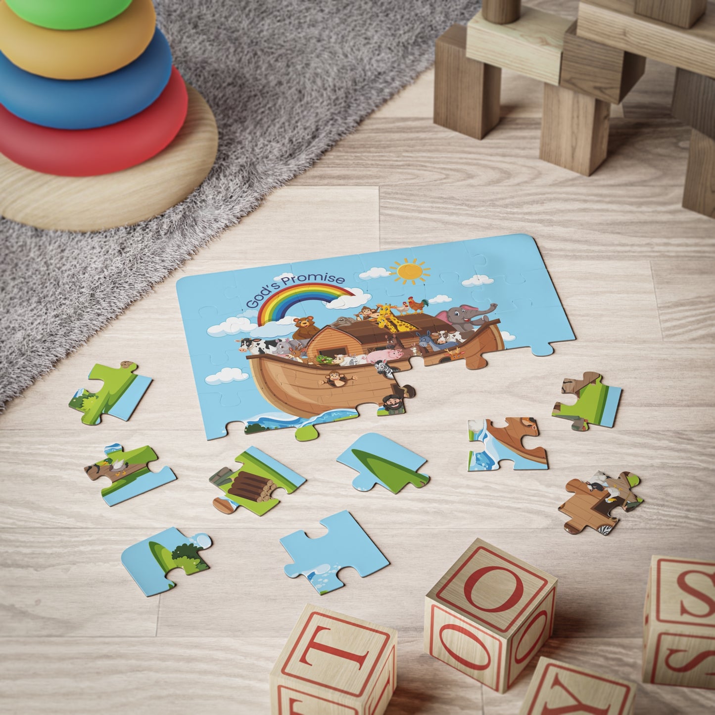 Noah's Ark - God's Promise | Puzzle for Kids (30-Piece)