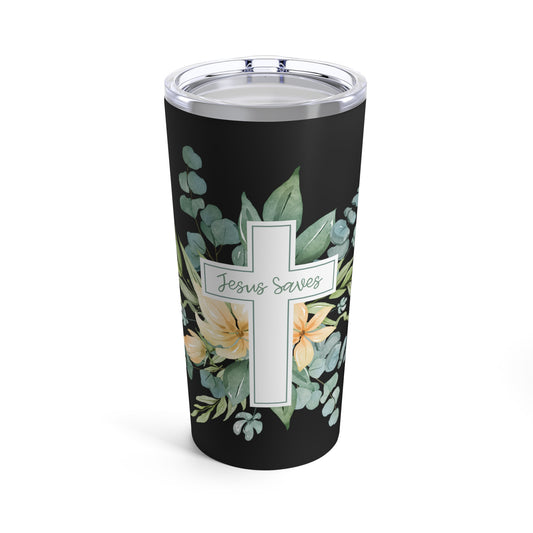 Jesus Saves (Floral) | Tumbler