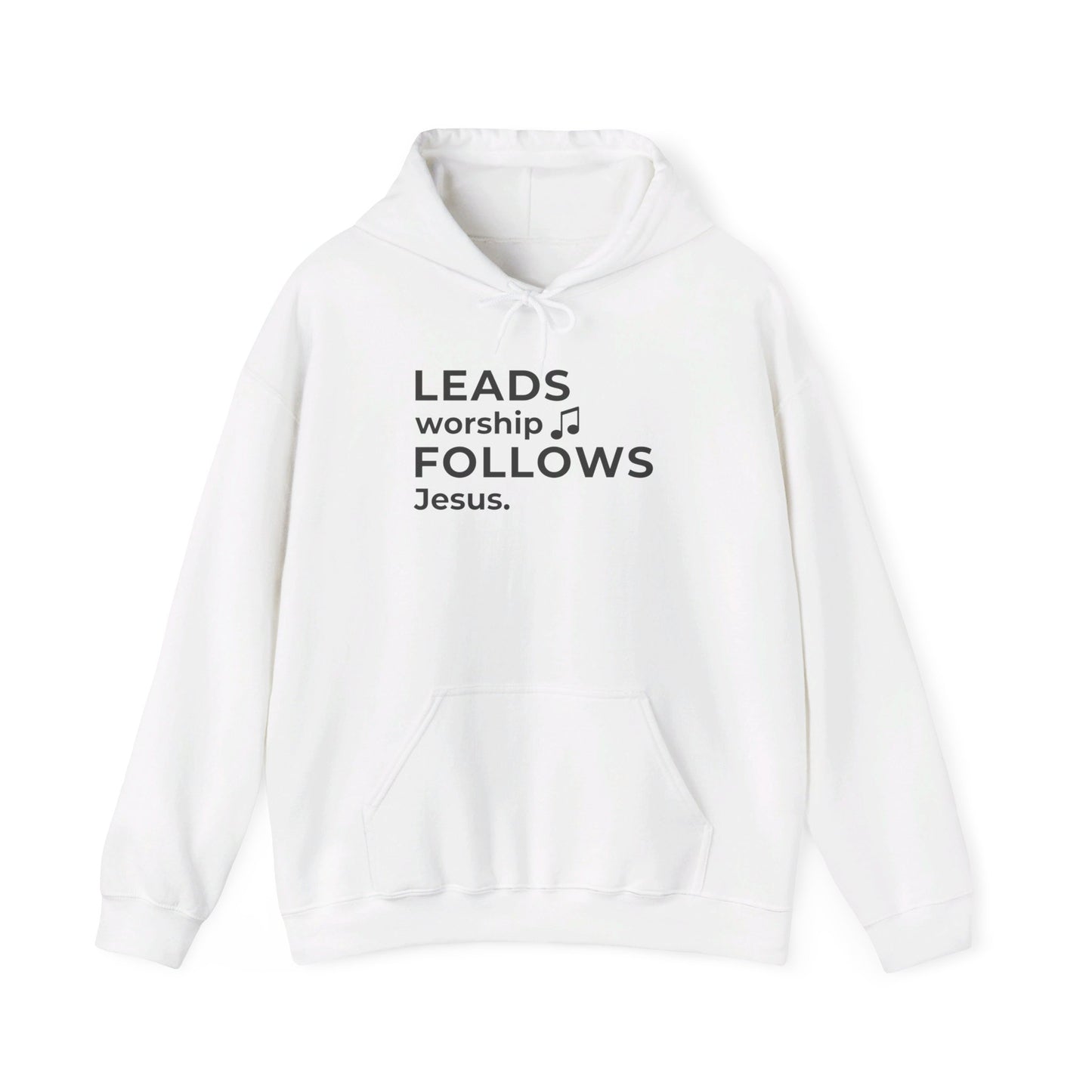 Leads Worship Follows Jesus | Hoodie