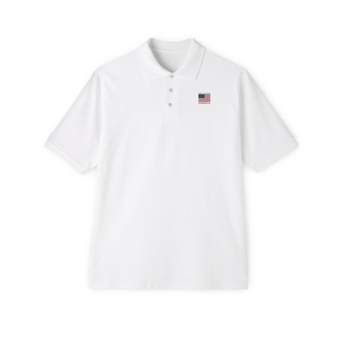 God Bless America (Square) | Polo Shirt