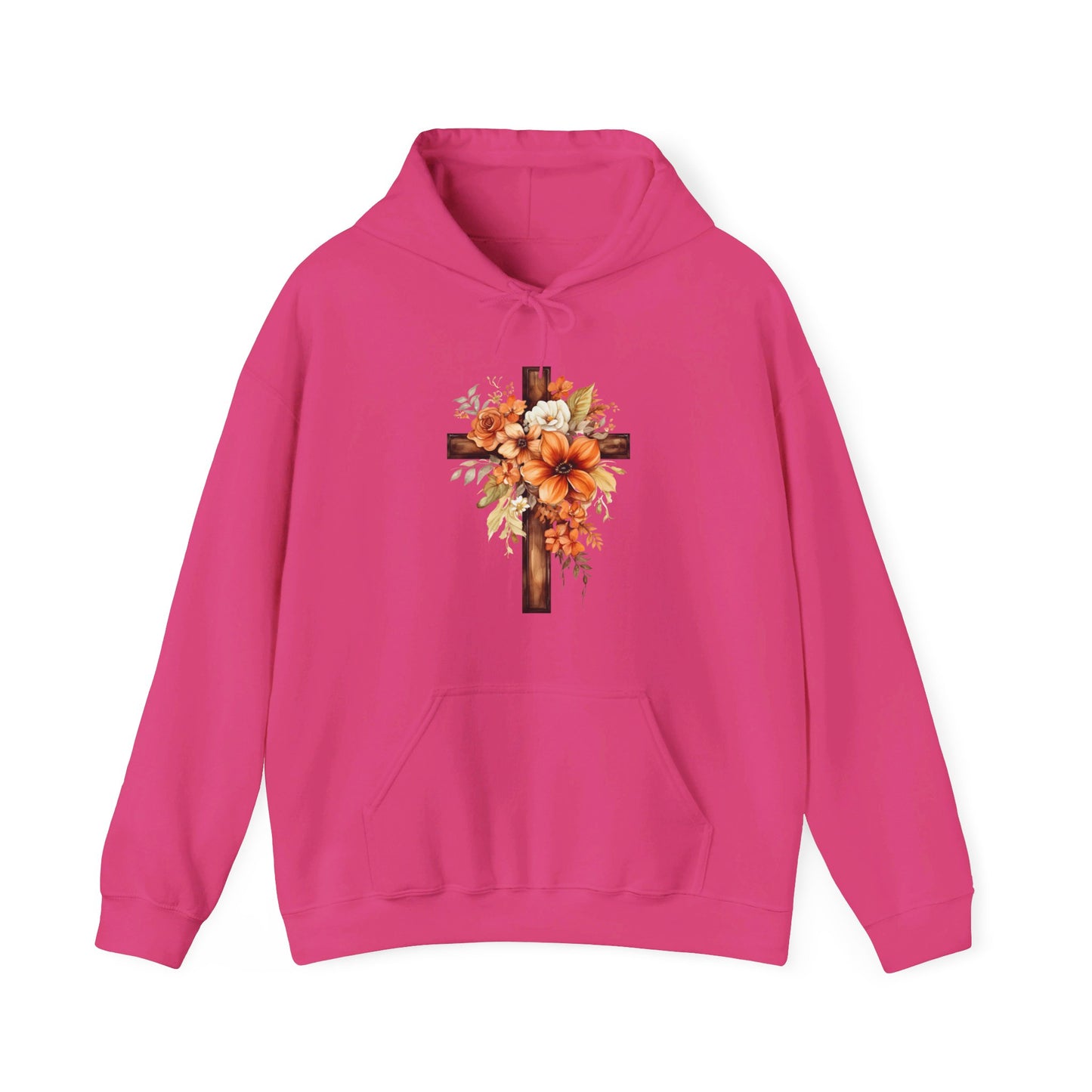 Floral Autumn Cross | Hoodie