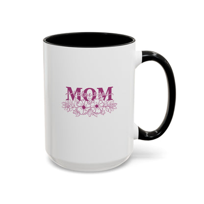 Mom I Love You | Large Color Accent Mug