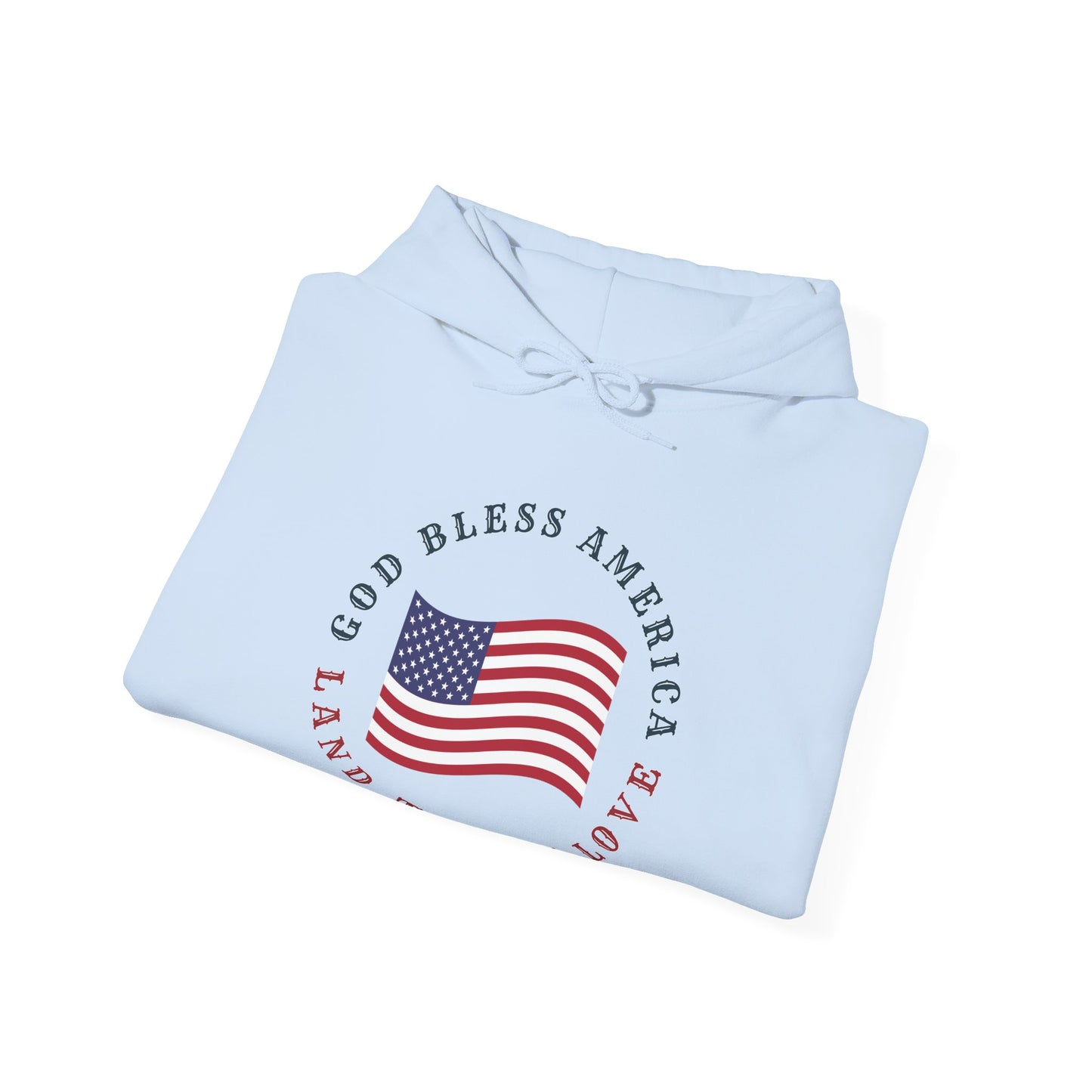 God Bless America (Round) | Hoodie