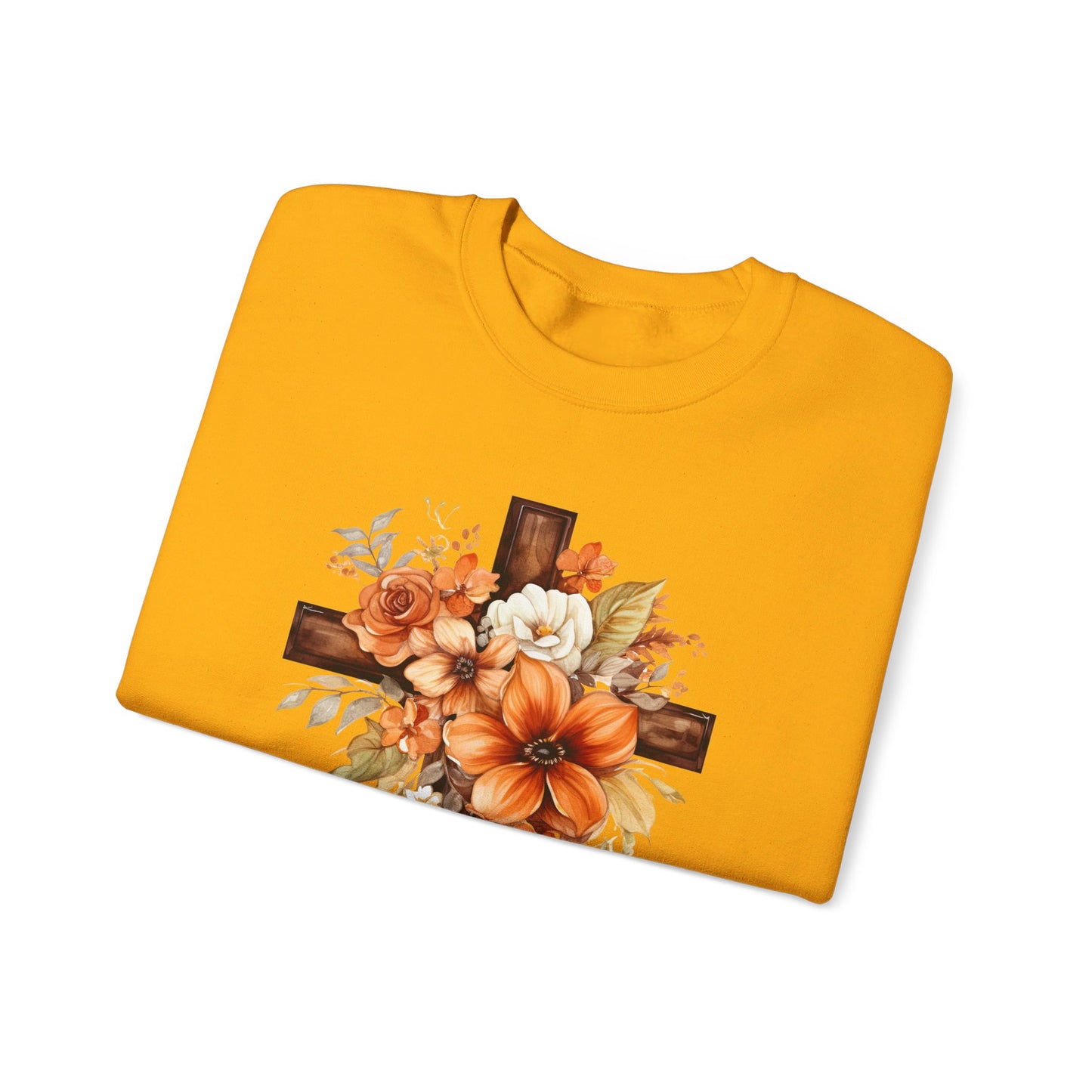 Floral Autumn Cross | Sweatshirt