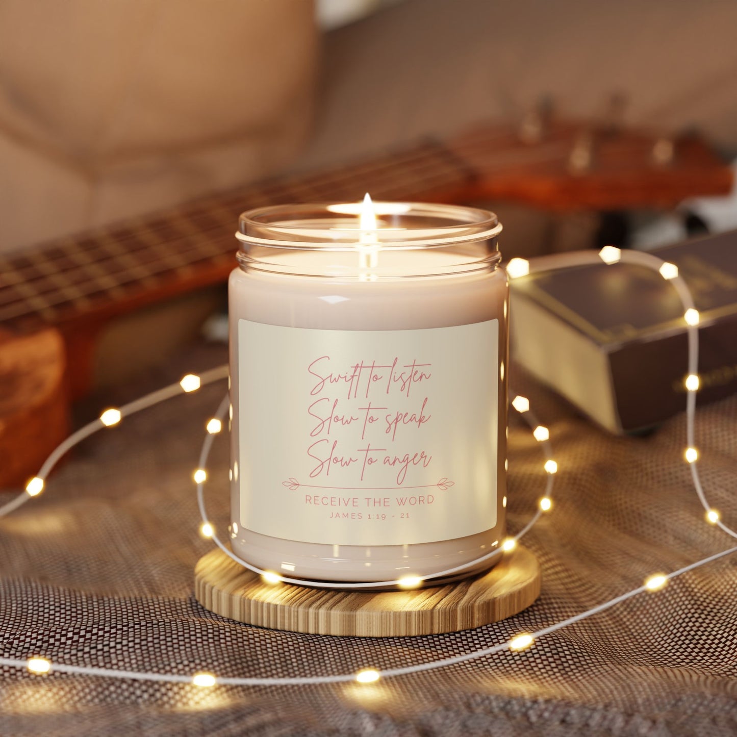 Swift to Listen, Slow to Speak (Ivory) | Soy Candle