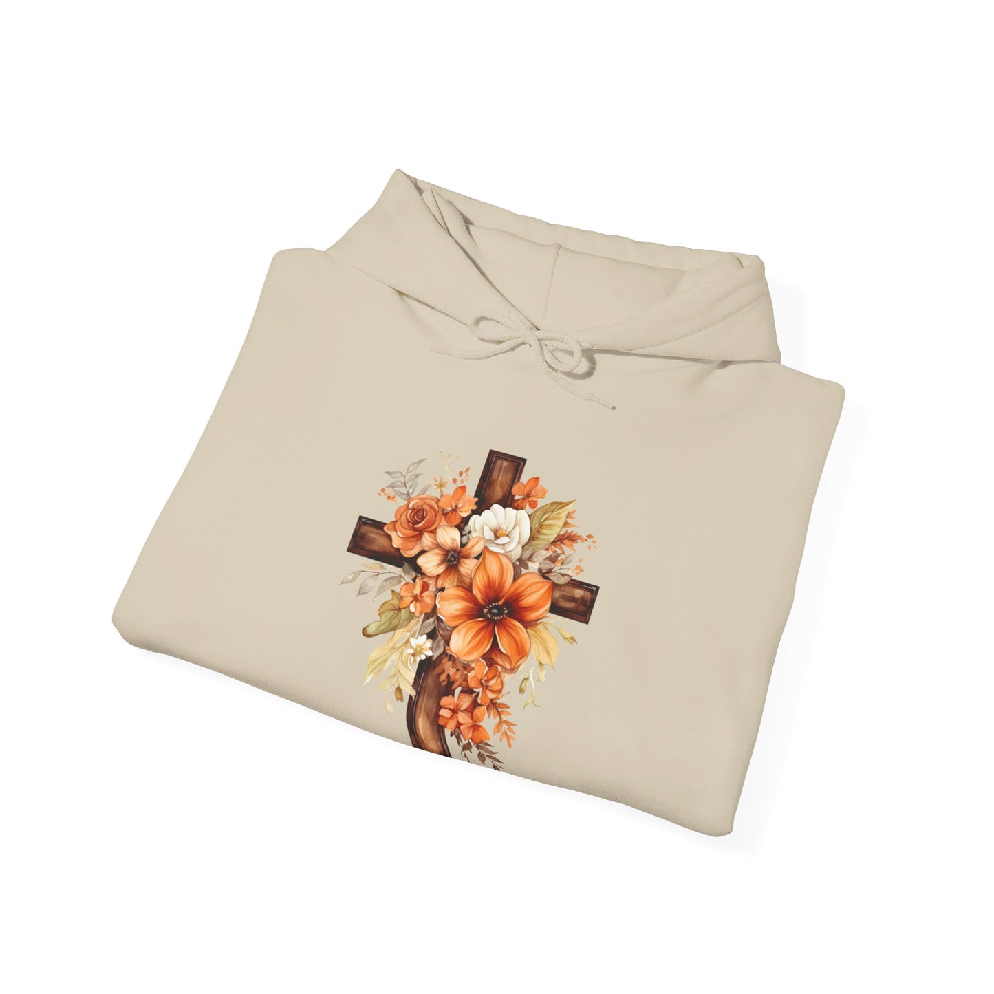 Floral Autumn Cross | Hoodie