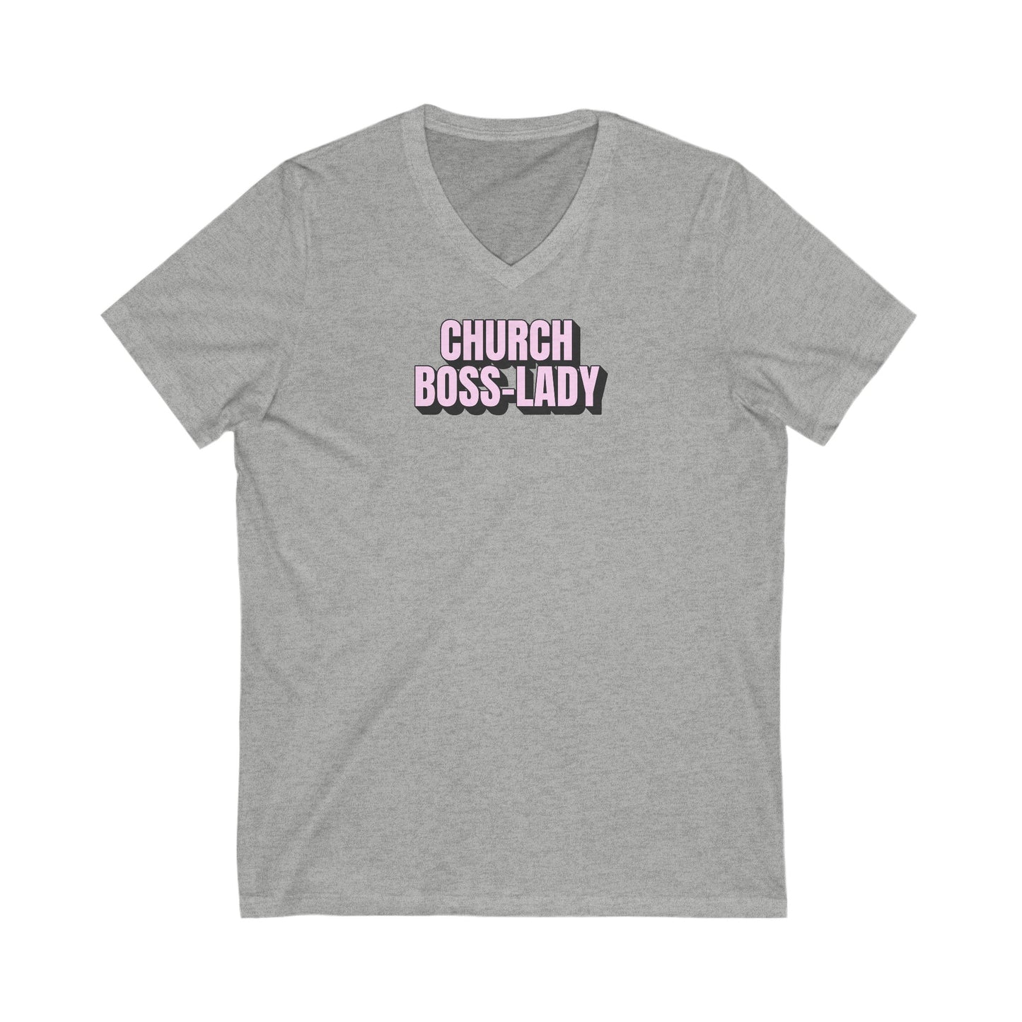 Church Boss-Lady | V-Neck T-Shirt