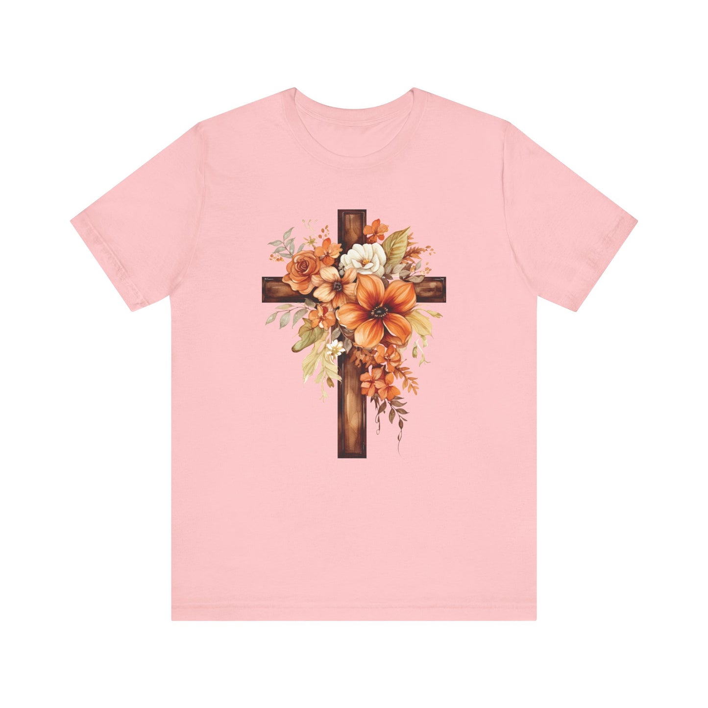 Floral Autumn Cross | T-Shirt