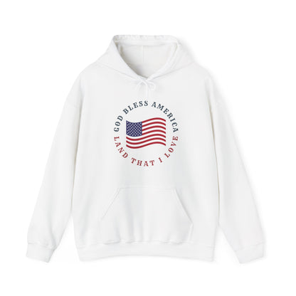 God Bless America (Round) | Hoodie