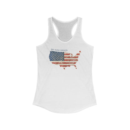 God Bless America (Worn) | Racerback Tank