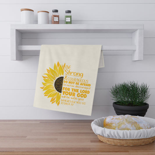 Be Strong and Courageous | Kitchen Towel