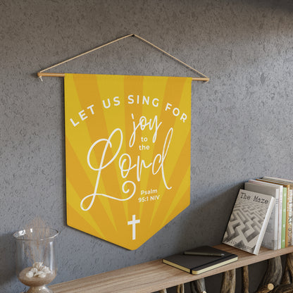 Let Us Sing for Joy to the Lord (Yellow) | Wall Hanging