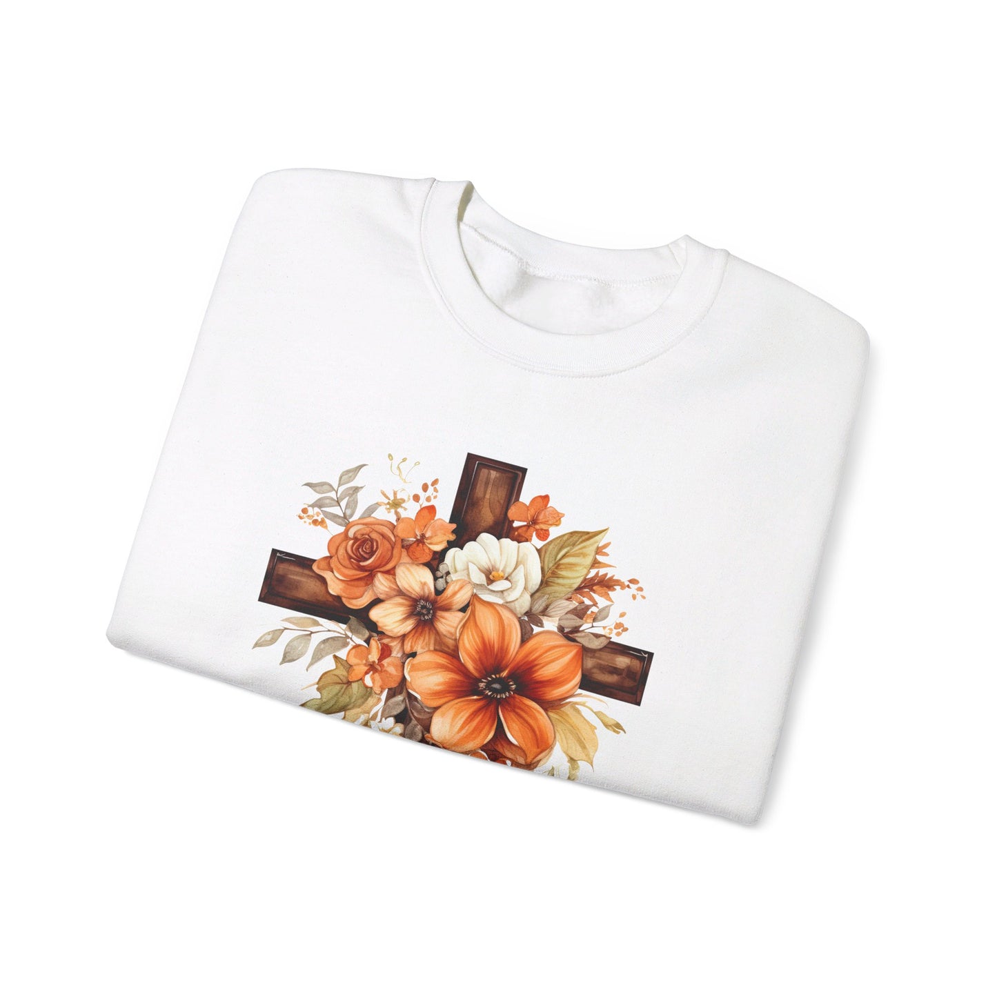 Floral Autumn Cross | Sweatshirt