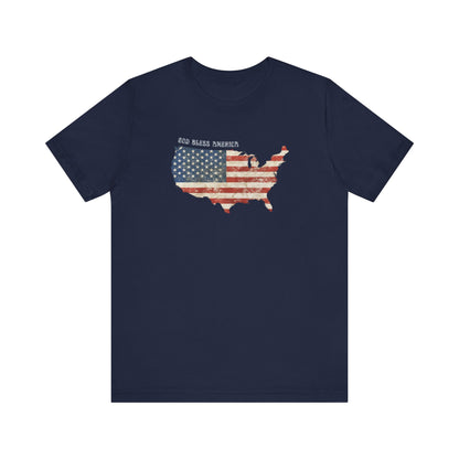 God Bless America (Rough) | T-Shirt