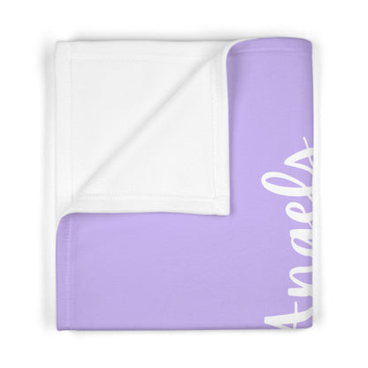 Angels Danced the Day You Were Born | Baby Blanket (Lavender)