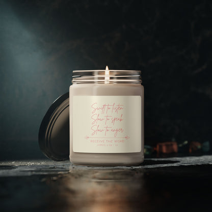 Swift to Listen, Slow to Speak (Ivory) | Soy Candle