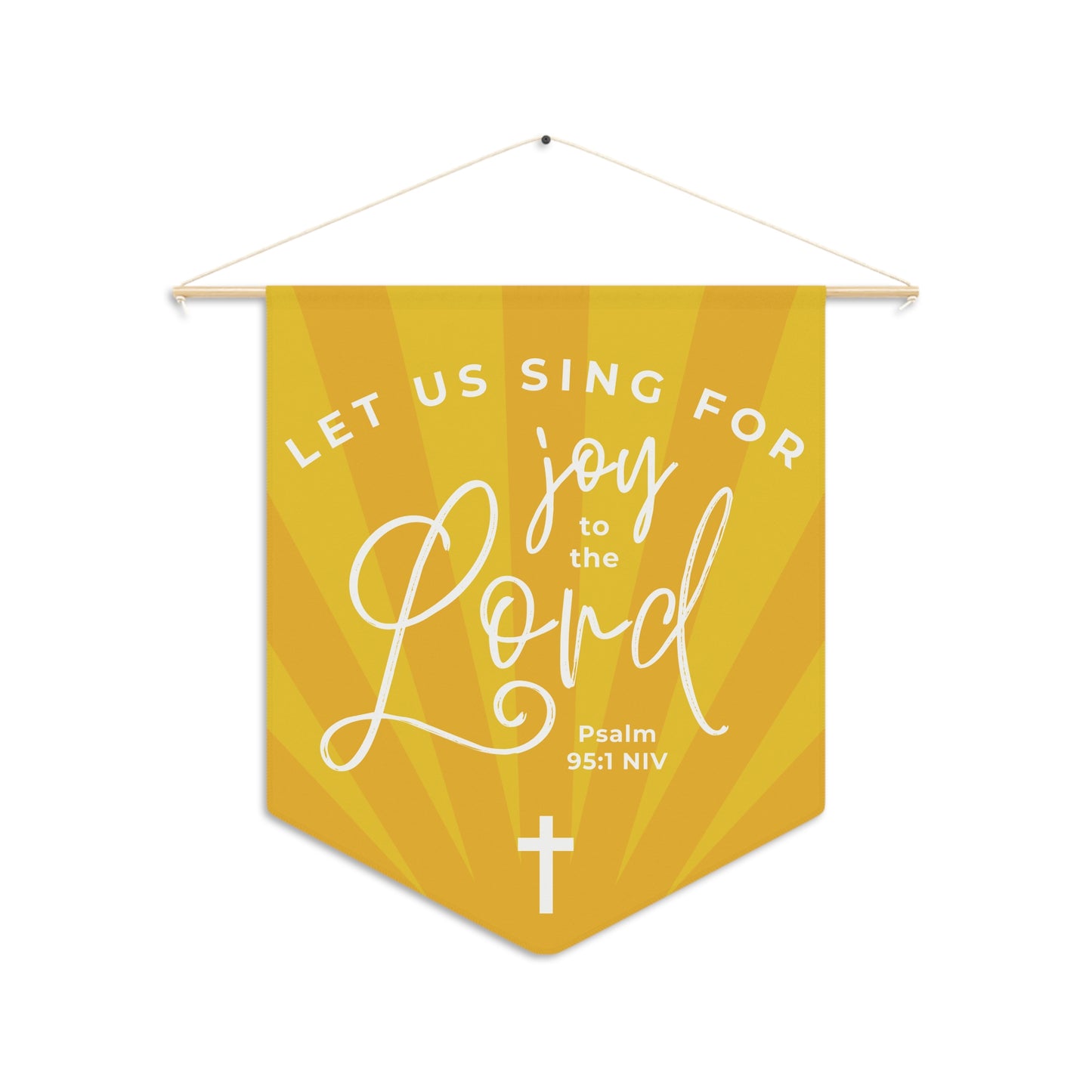 Let Us Sing for Joy to the Lord (Yellow) | Wall Hanging