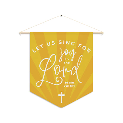 Let Us Sing for Joy to the Lord (Yellow) | Wall Hanging