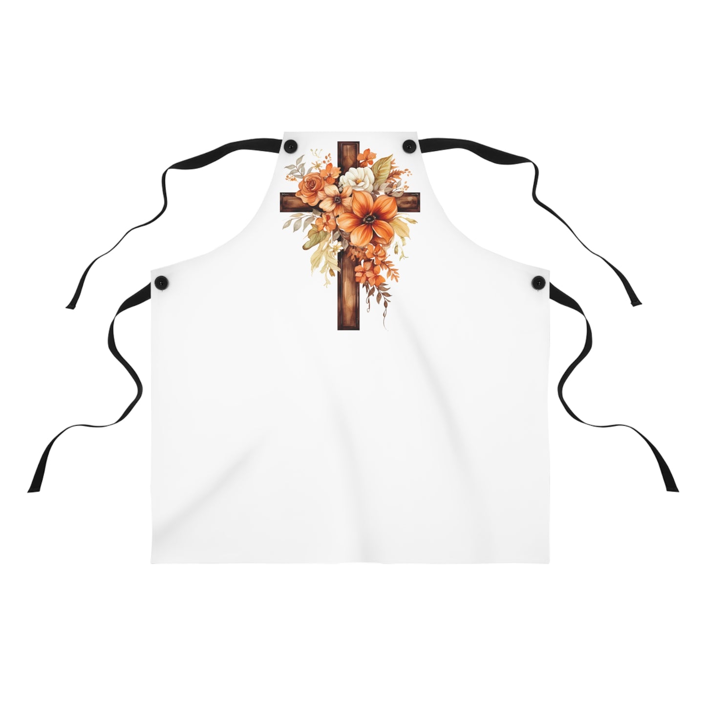 Floral Autumn Cross | Apron