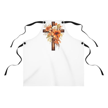 Floral Autumn Cross | Apron