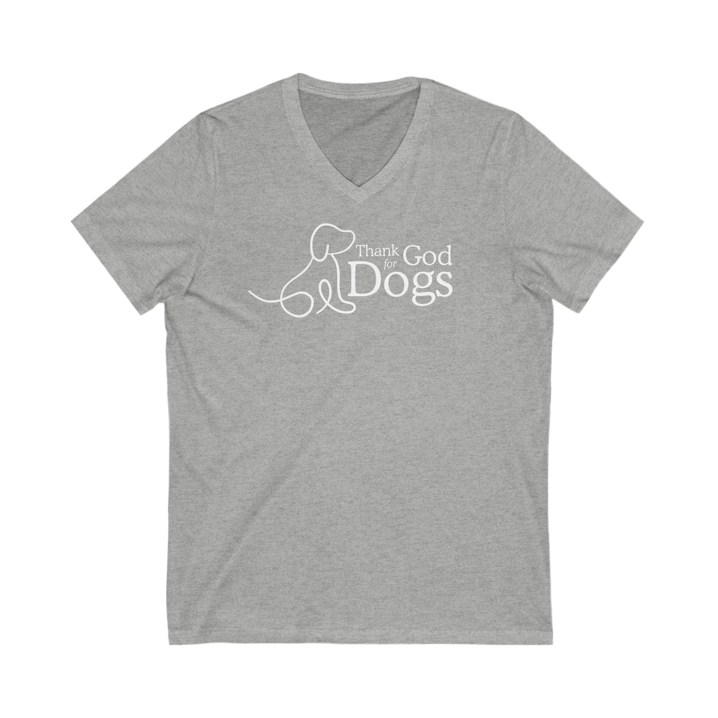 Thank God for Dogs | V-Neck T-Shirt