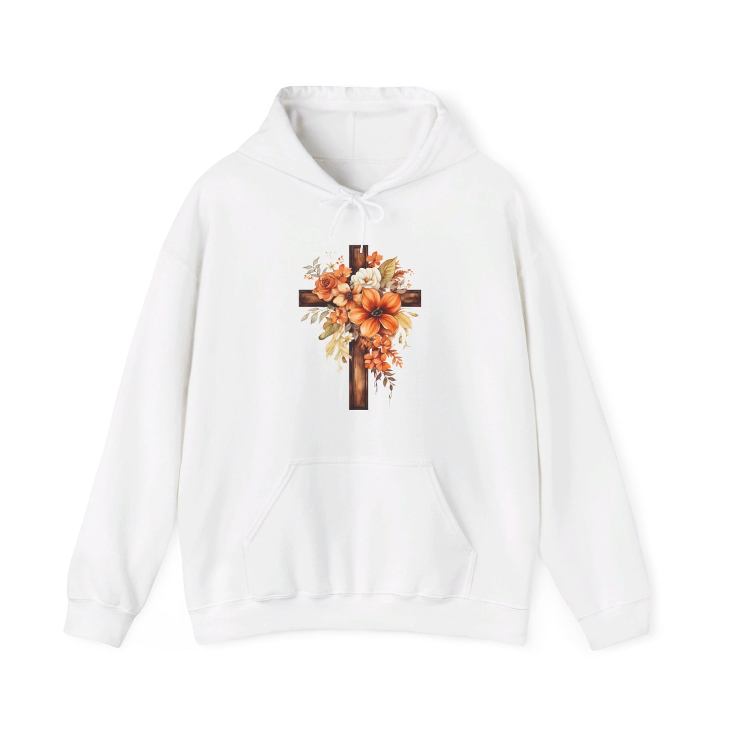 Floral Autumn Cross | Hoodie