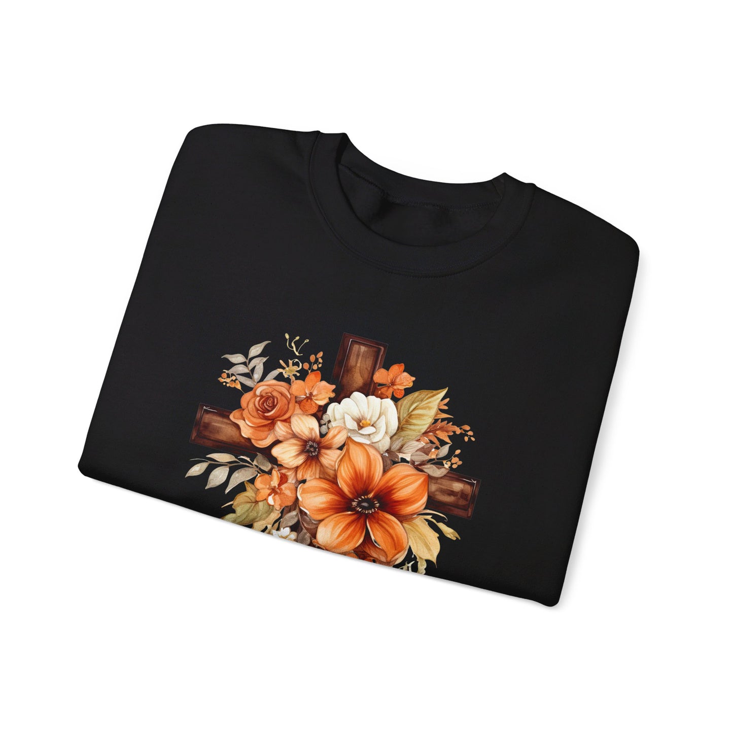 Floral Autumn Cross | Sweatshirt