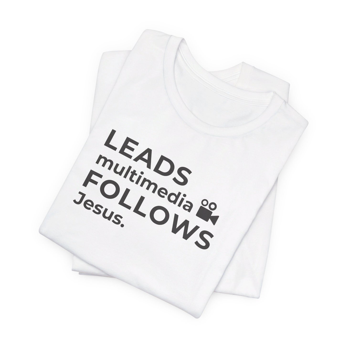 Leads Multimedia Follows Jesus | T-Shirt