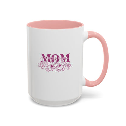 Mom I Love You | Large Color Accent Mug