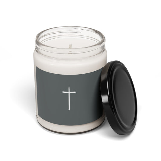 Simple Cross | Soy Candle, Gray