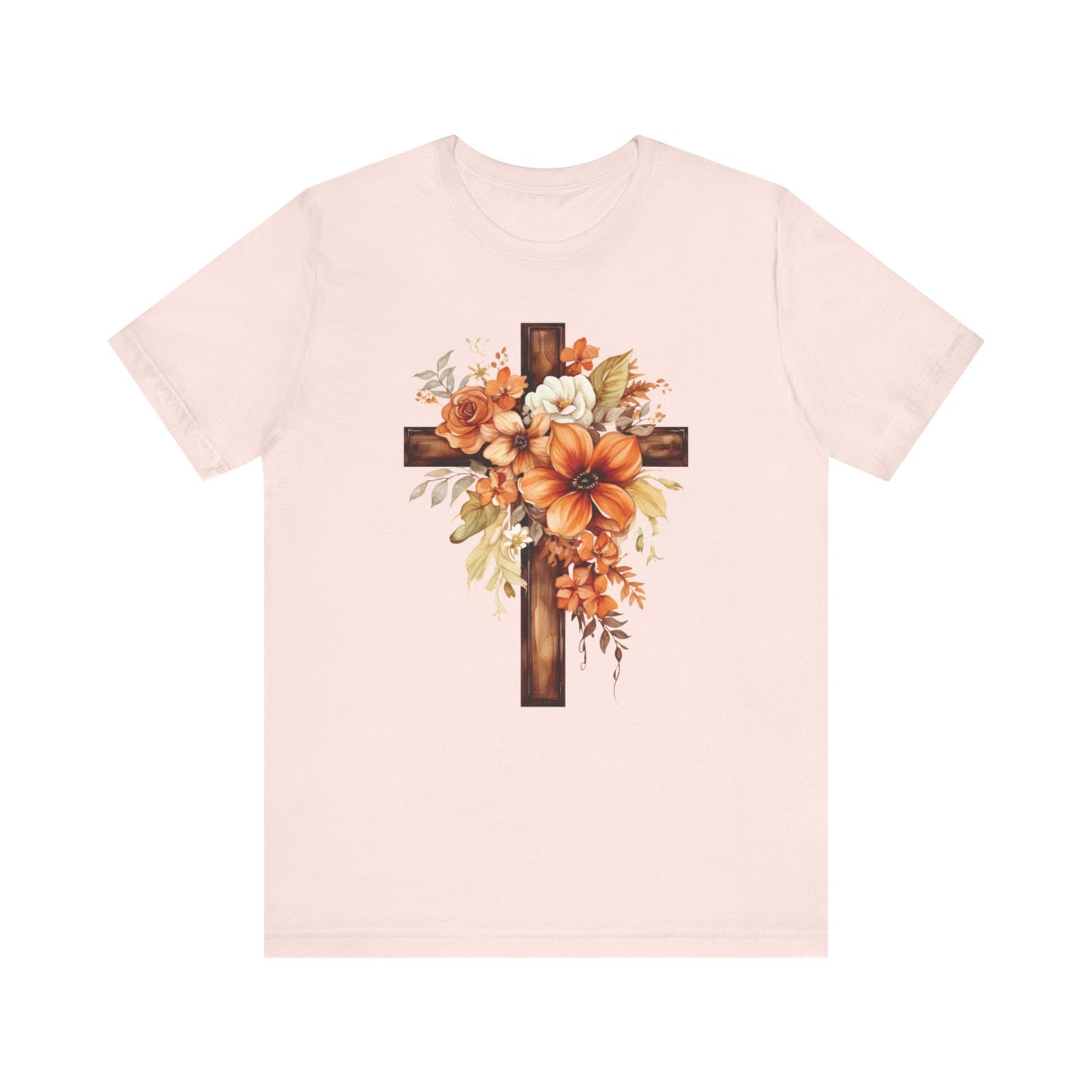 Floral Autumn Cross | T-Shirt