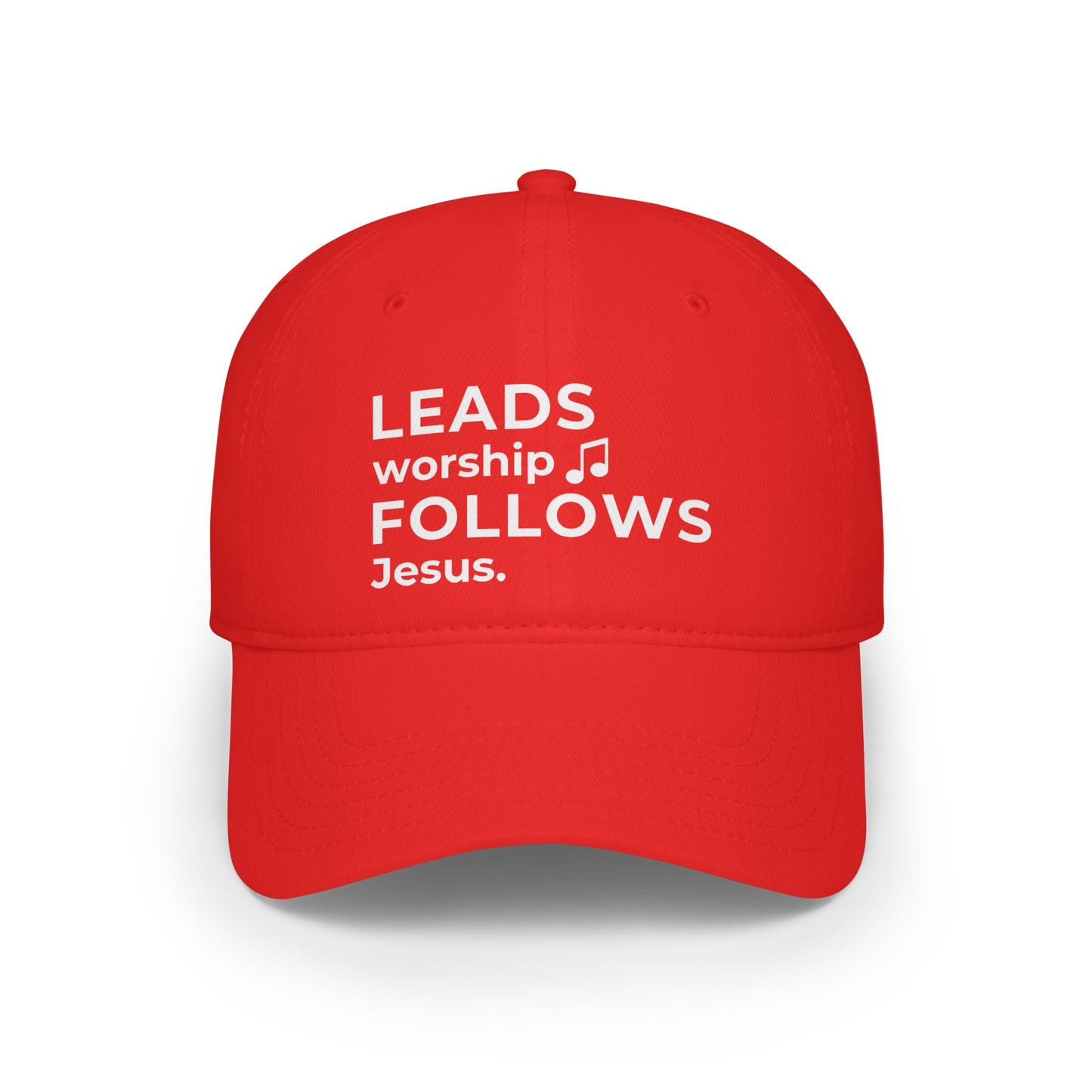 Leads Worship Follows Jesus | Baseball Cap