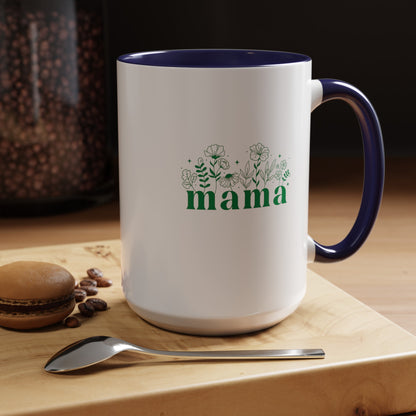 Mama | Large Color Accent Mug