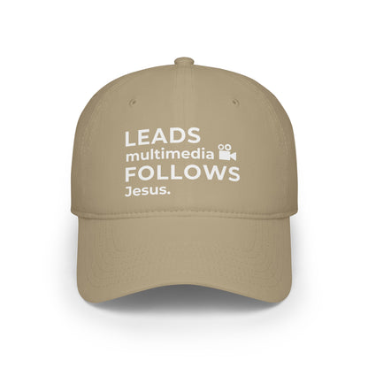 Leads Multimedia Follows Jesus | Baseball Cap