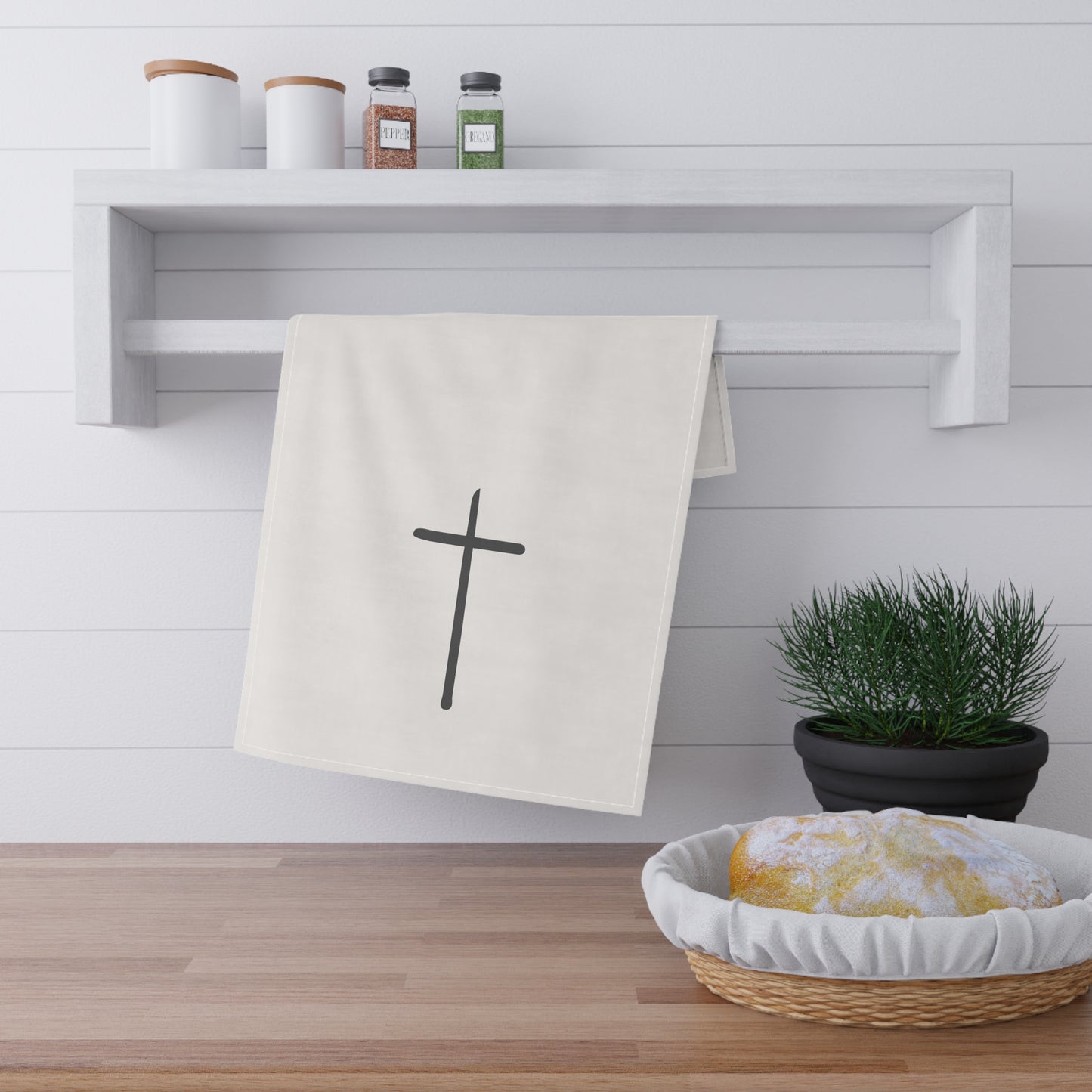 Simple Cross | Kitchen Towel