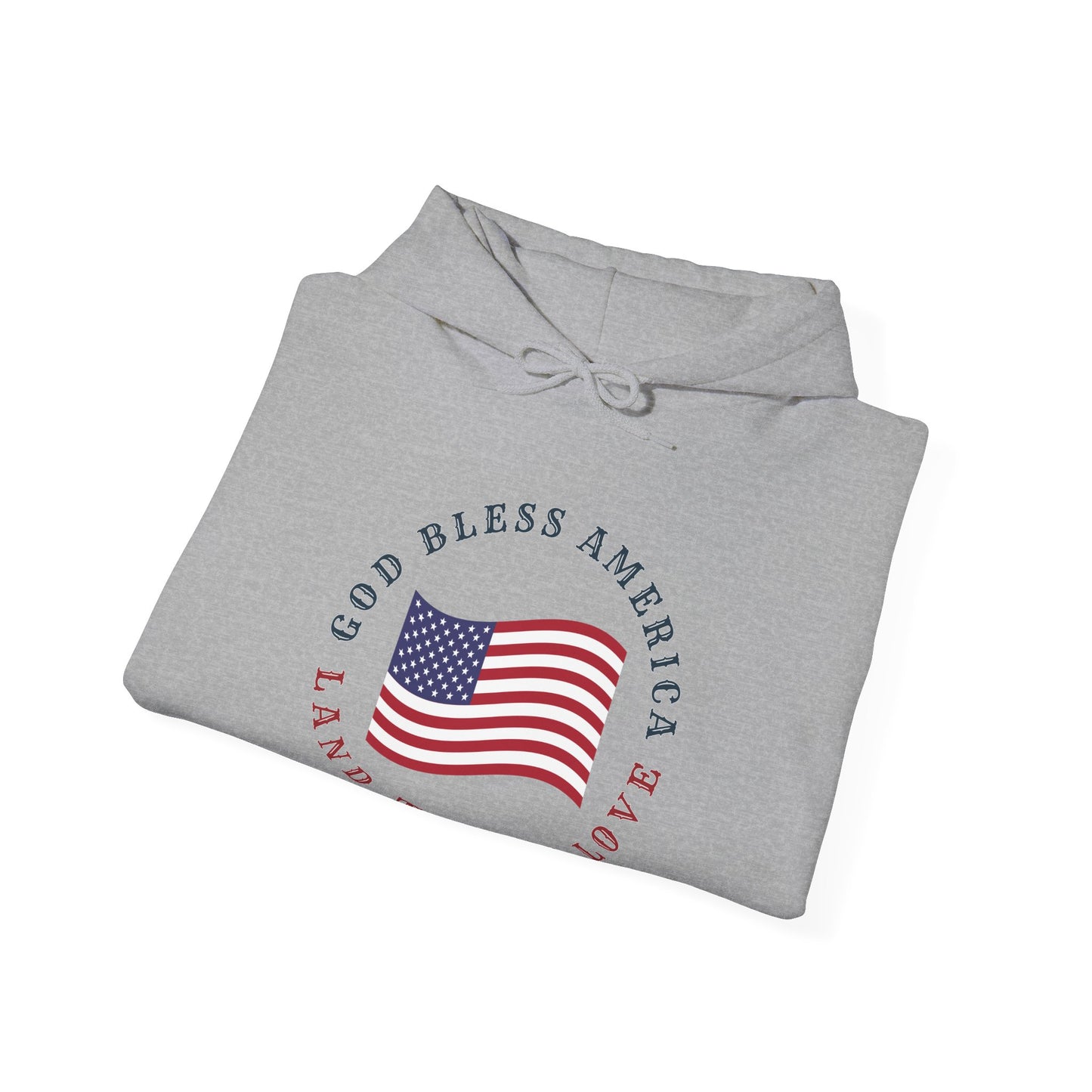 God Bless America (Round) | Hoodie