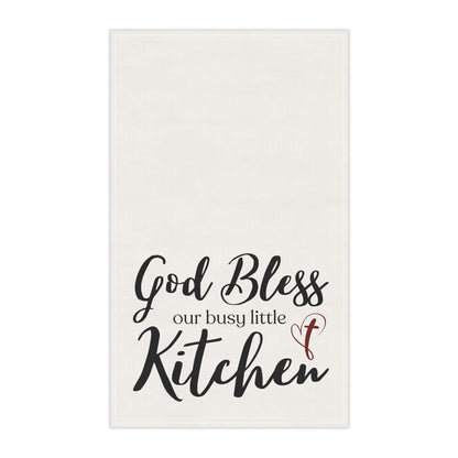 God Bless Our Busy Little Kitchen | Kitchen Towel