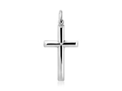 Bar Cross Pendant | Sterling Silver