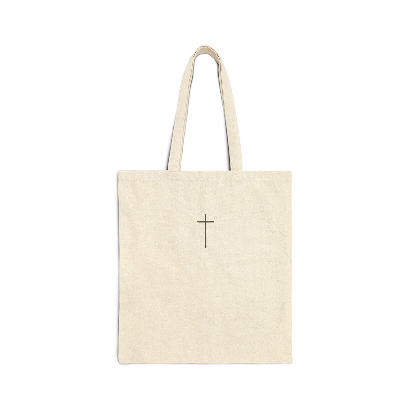 Simple Cross | Cotton Canvas Tote